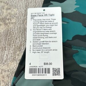 Base Pace HR Tight 25" in Camouflage
